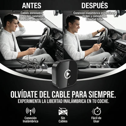 CarPlay Libre y Android Auto sin cables 2 en 1